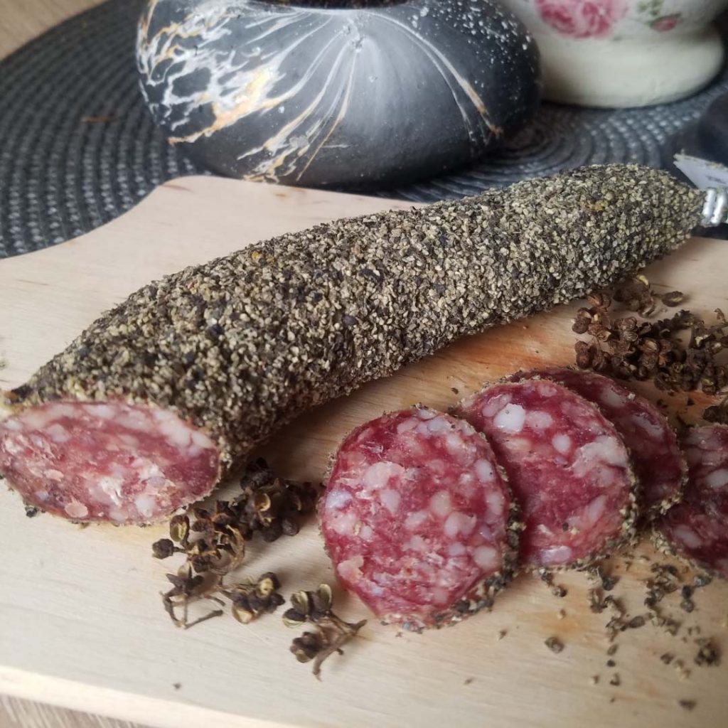 Salami mit Pfeffer - Petit coin de France